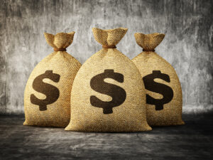 Bags of money